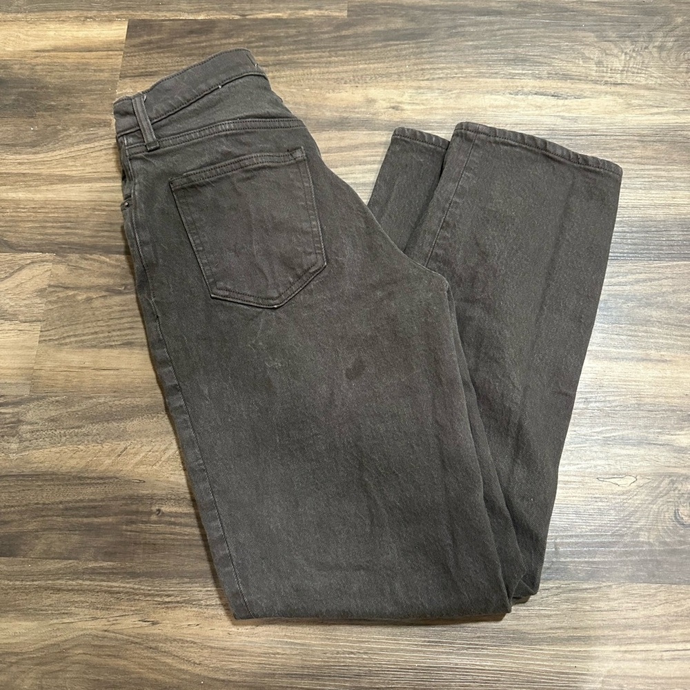 LIKE NEW! Brown Ultra High Rise 90s Straight Leg Jeans sz 4/27R